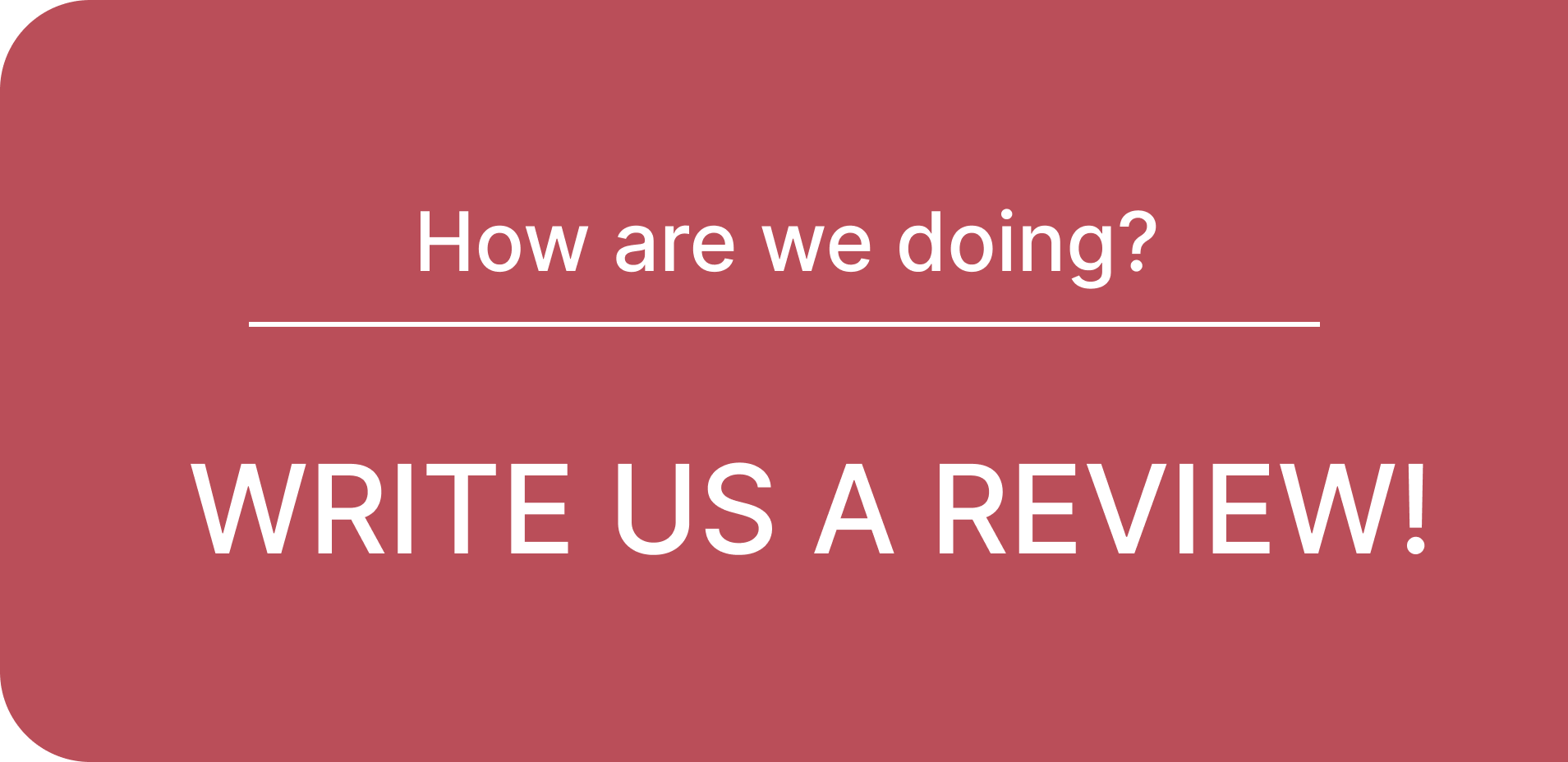 Write us a review